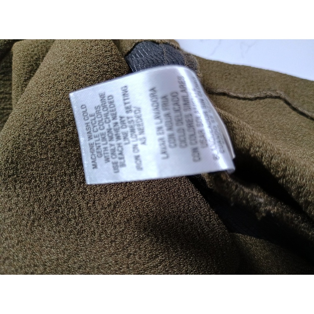Studio One Petite 16 Olive Green Blazer Jacket Open Front 3/4 Sleeve NWT - Picture 7 of 9